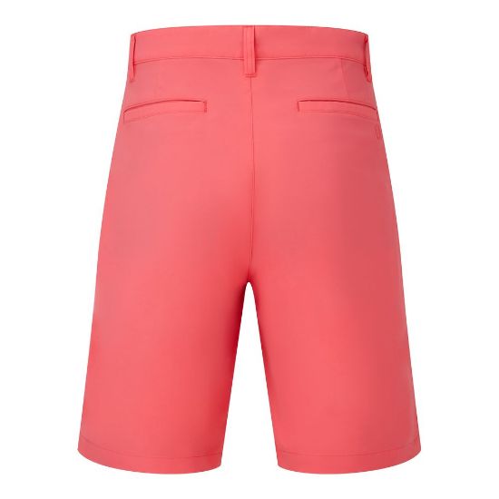 FootJoy Men's Par Red Golf Shorts Back View 