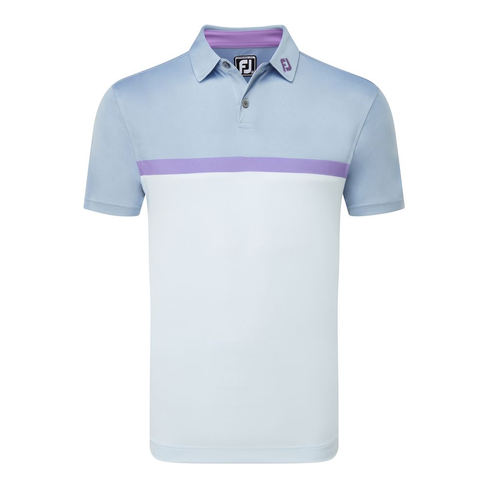 FootJoy Men's Colour Block Golf Polo Shirt