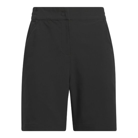 adidas Ladies Ultimate 365 Bermuda Black Golf Shorts Front View