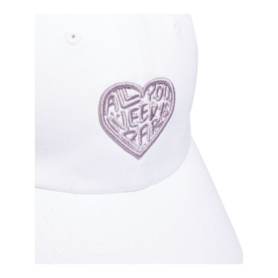 adidas Ladies "Need Par" White Golf Cap Front View