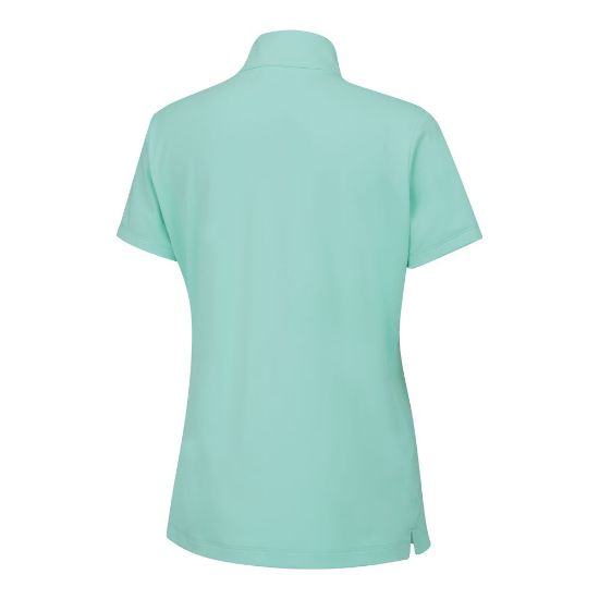PING Ladies Romana Aruba Blue Golf Polo Shirt Back View