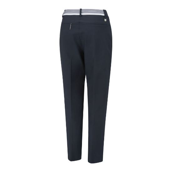 PING Ladies Vic 7/8th Navy Golf Trousers Back View