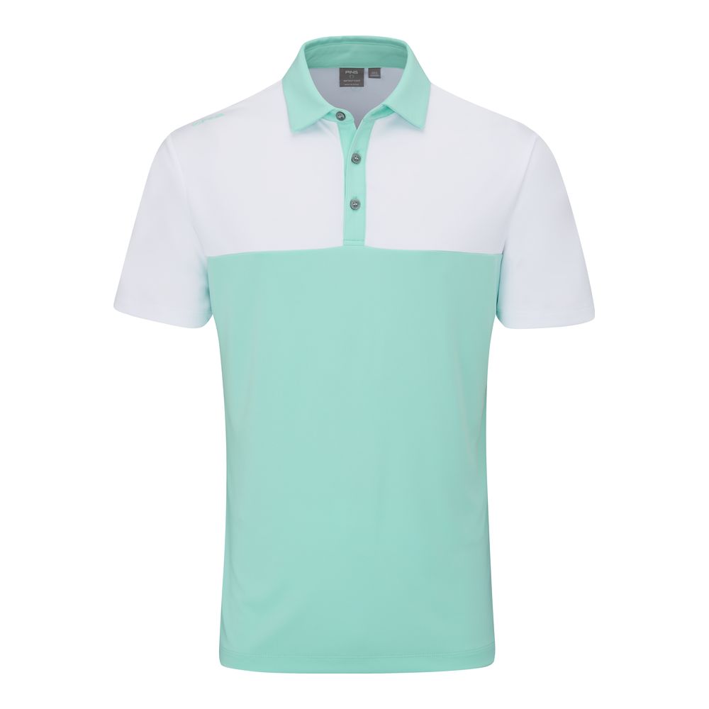 PING Men's Bodi Block Pattern Golf Polo Shirt