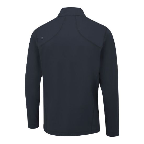 PING Men's Latham 1/4 Zip Navy Golf Midlayer Back View