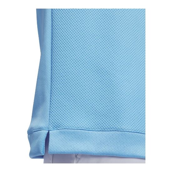 adidas Men's Textured Semi Burst Blue Golf Mid Layer Side View