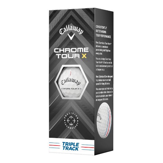 Picture of Callaway 4 for 3 Chrome Tour X Triple Track Golf Balls
