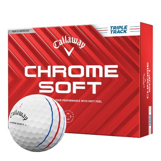 Picture of Callaway 4 for 3 Chrome Soft Triple Track Golf Balls