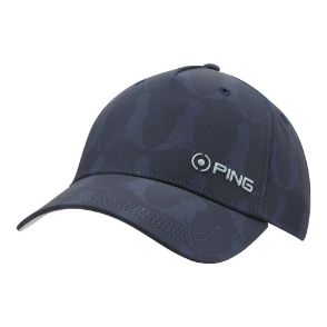 PING Men's Mr Ping II Navy Multi Golf Cap Front