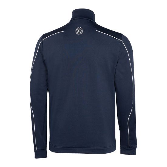 Galvin Green Men's Dave Insula Navy Golf Midlayer Back View