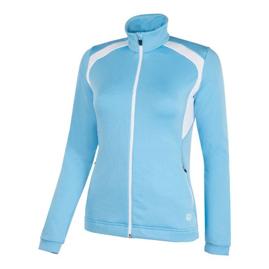 Galvin Green Ladies Destiny Insula Alaskan Blue Golf Midlayer Front View