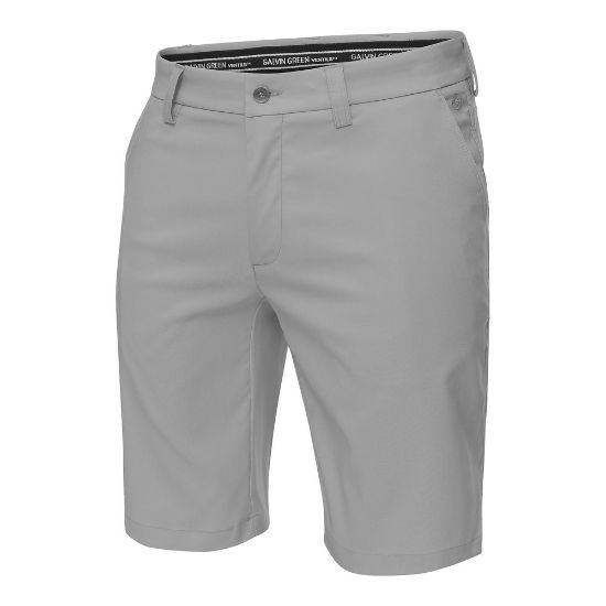 Galvin Green Men's Percy V8+ Grey Golf Shorts Front View