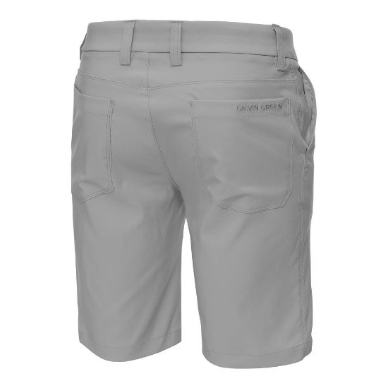 Galvin Green Men's Percy V8+ Grey Golf Shorts Back View