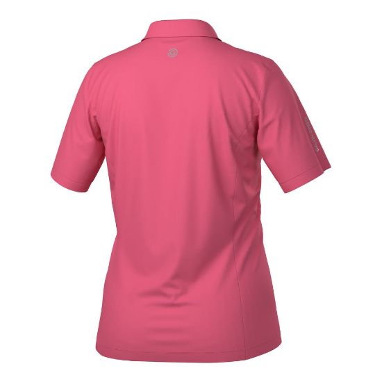 Galvin Green Ladies Melody V8+ Rose Golf Polo Shirt Back View