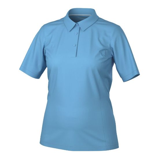 Galvin Green Ladies Melody V8+ Alaskan Blue Golf Polo Shirt Front View