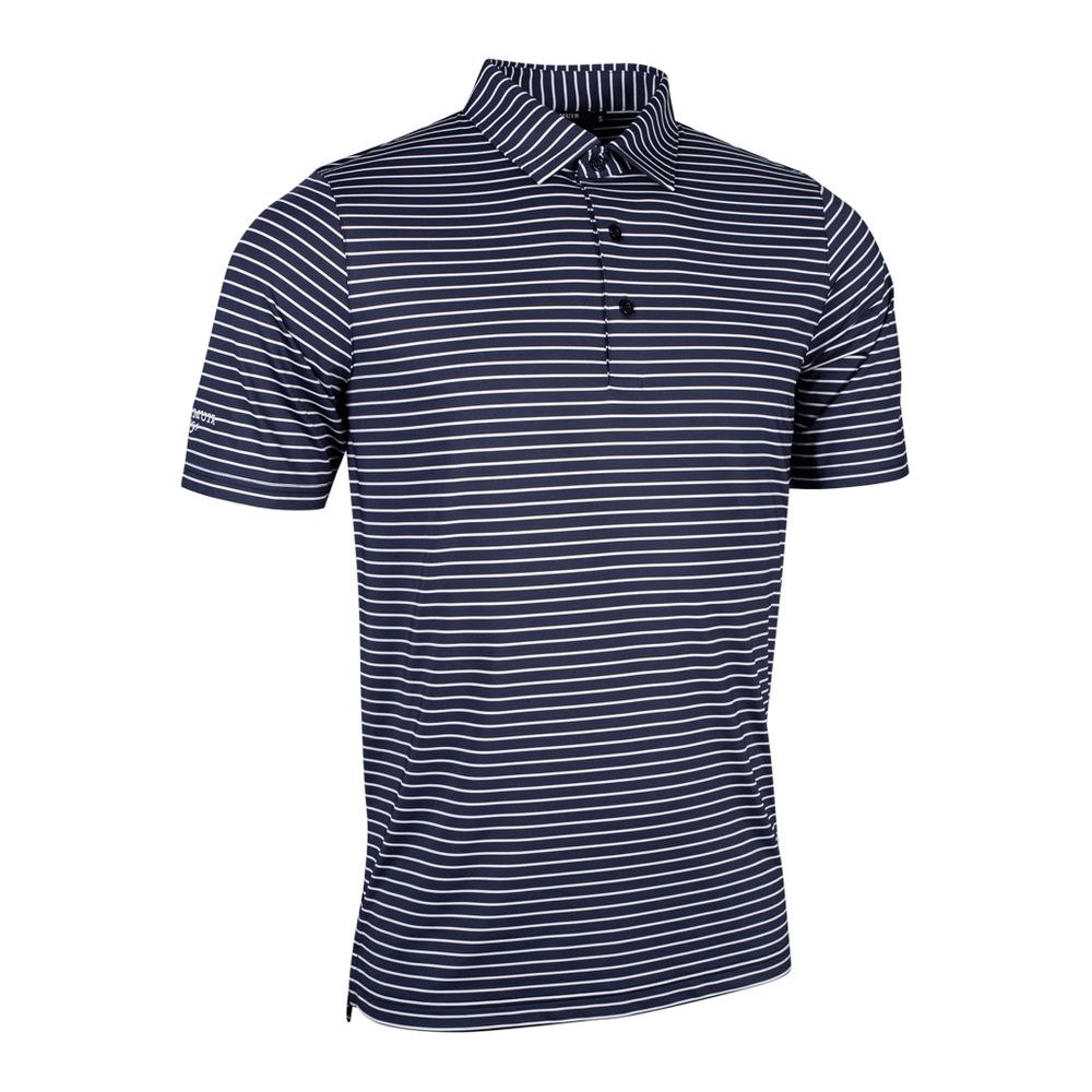 Glenmuir Men's Muirhead Pencil Stripe Golf Polo Shirt