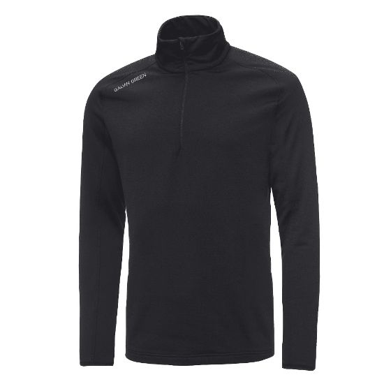 Galvin Green Men's Drake Insula Black Golf Pullover Front View