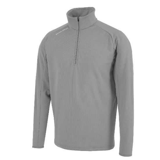 Galvin Green Men's Drake Insula Grey Golf Pullover Front View