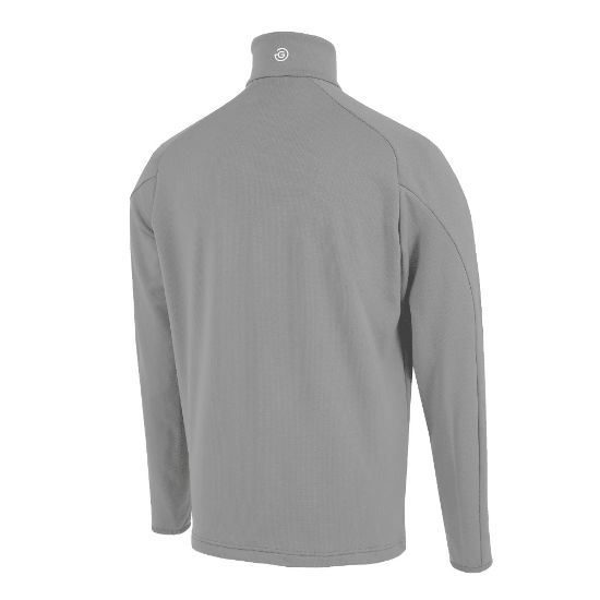 Galvin Green Men's Drake Insula Grey Golf Pullover Back View