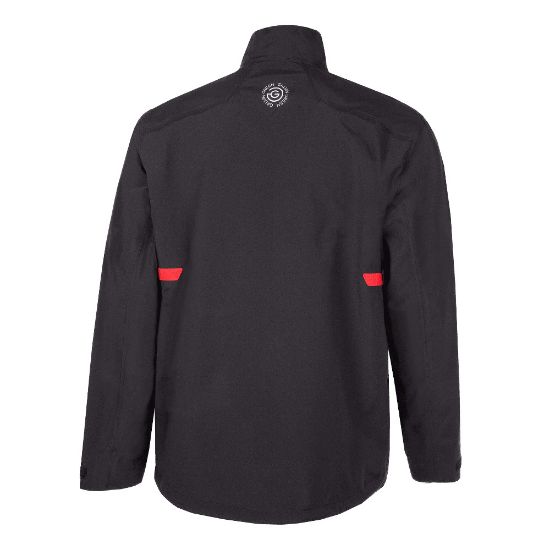 Galvin Green Men's Ashford Gore-Tex Black Golf Jacket Back View