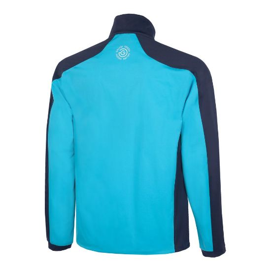 Galvin Green Men's Lawrence 1/2 Zip Blue Golf Jacket Back View