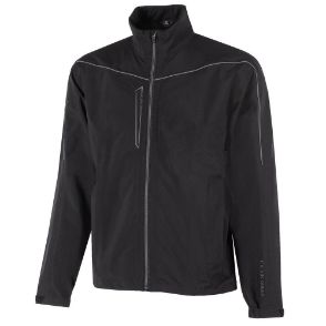 Galvin Green Men's Armstrong Gore-Tex Black Golf Jacket Front View