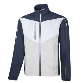 Galvin Green Men's Armstrong Gore-Tex Navy/Grey Golf Jacket Front View