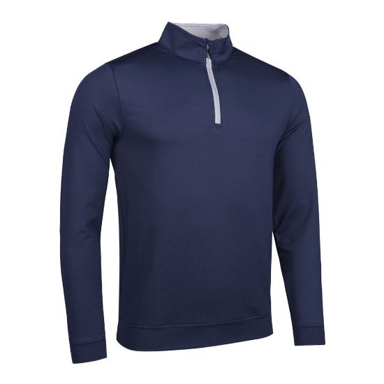 Glenmuir Men's Wick Navy Golf Midlayer Front View