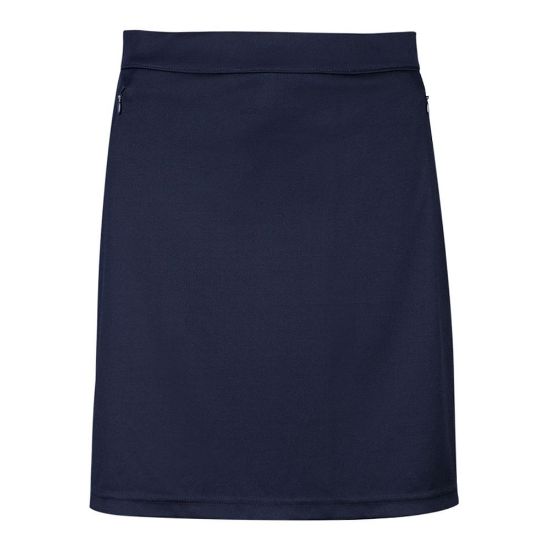 Glenmuir Ladies Emeli Stretch Navy Golf Skort Front View