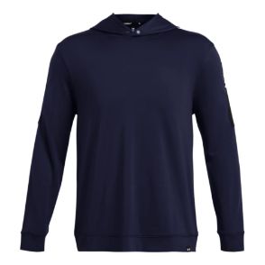 Under Armour Men's Playoff Navy Golf Hoodie Front View