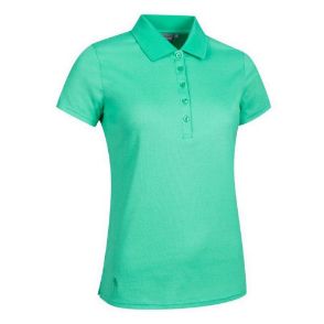 Glenmuir Ladies Paloma Marine Green Golf Polo Shirt Front View