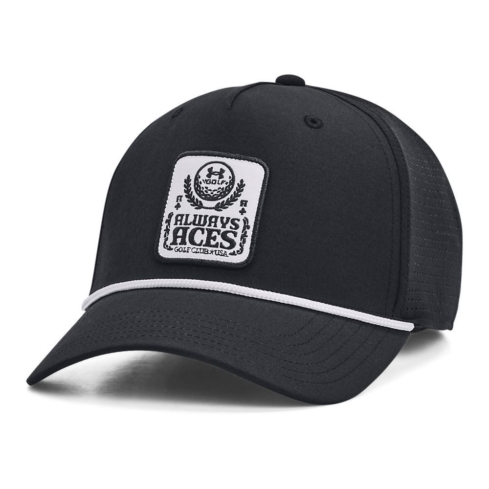 Plain black under armour hat 2025