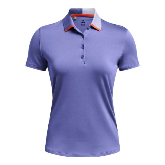 Under Armour Ladies Pitch Playoff Starlight Golf Polo Shirt Front View