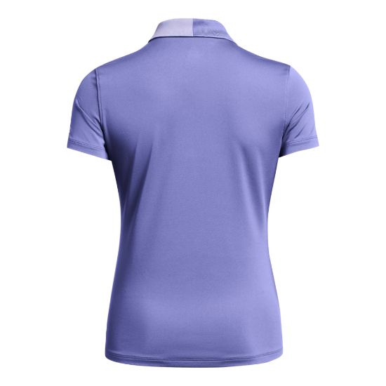 Under Armour Ladies Pitch Playoff Starlight Golf Polo Shirt Back View