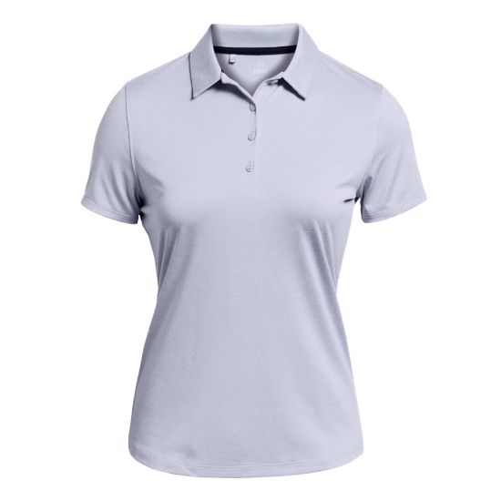 Under Armour Ladies Playoff Celeste Golf Polo Shirt Front View