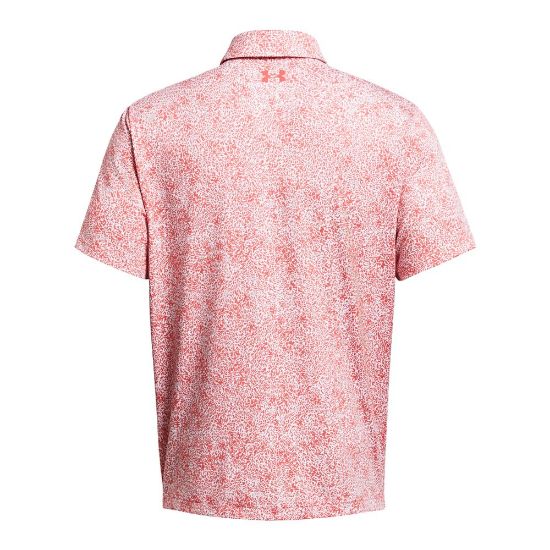Under Armour Men's Playoff 3.0 Printed Coho Golf Polo Shirt Back View