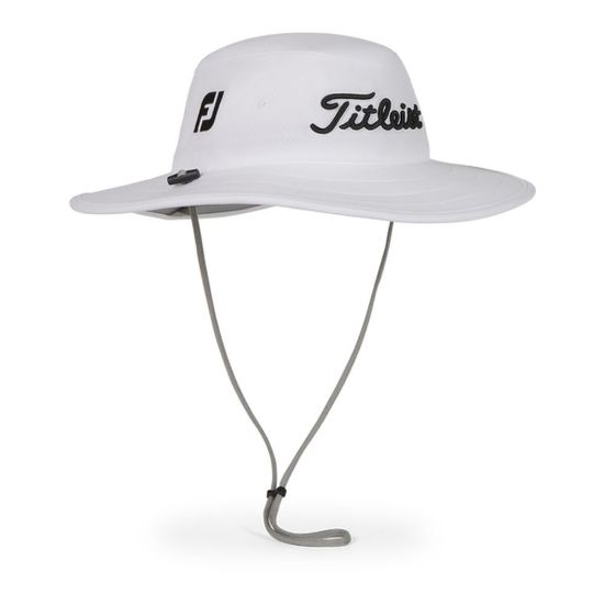 Titleist Tour Aussie White Golf Hat Side View