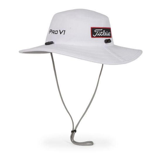 Titleist Tour Aussie White Golf Hat Back View