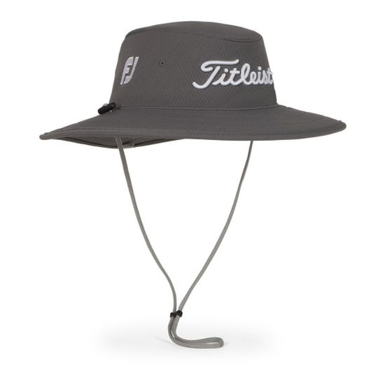Titleist Tour Aussie Charcoal Golf Hat Side View	