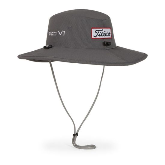 Titleist Tour Aussie Charcoal Golf Hat Side View	