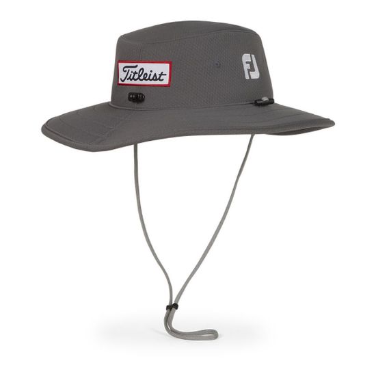 Titleist Tour Aussie Charcoal Golf Hat Back View	