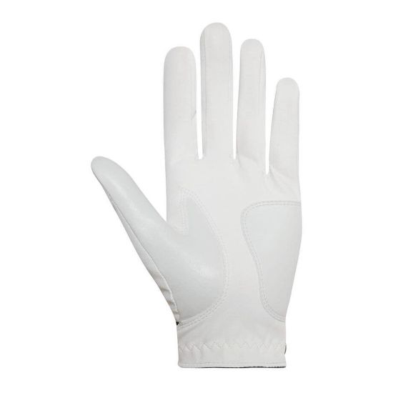 FootJoy Men's WeatherSof White/Black Golf Glove Palm View