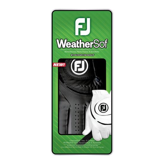 FootJoy Men's WeatherSof Black Golf Glove