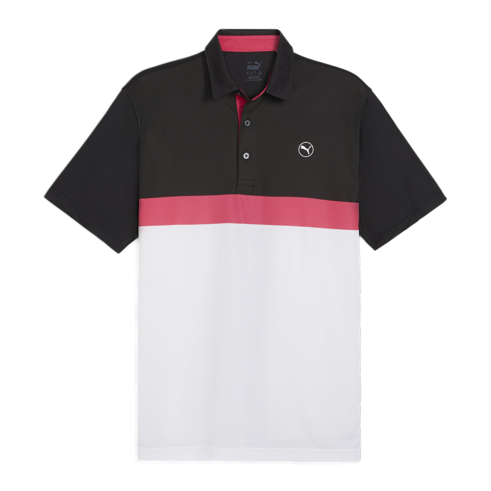 Puma Men's Pure Colourblock Golf Polo Shirt