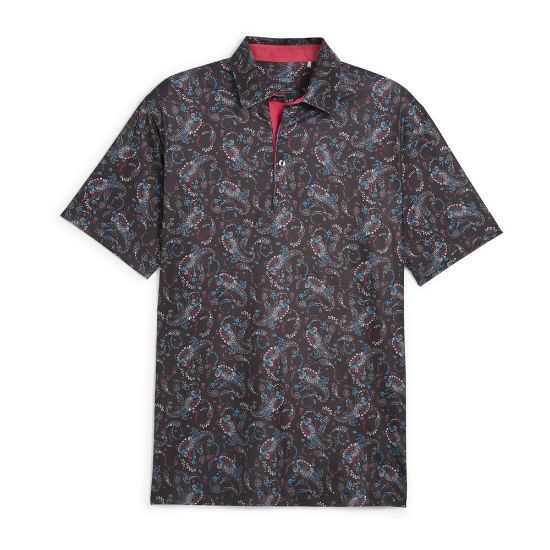 Picture of Puma Men's Cloudspun Paisley Golf Polo Shirt