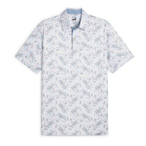 Picture of Puma Men's Cloudspun Paisley Golf Polo Shirt