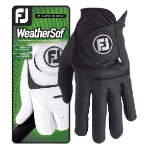 FootJoy Mens and Womens WeatherSof Black Prev Gen