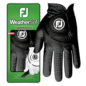 FootJoy Men's WeatherSof Black Golf Glove