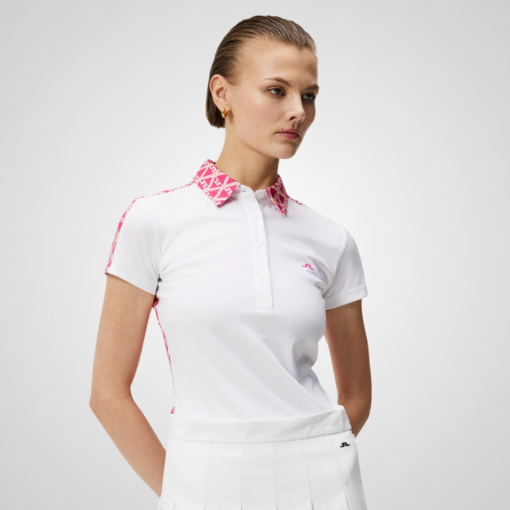 J.Lindeberg Ladies Cara Golf Polo Shirt Foremost Golf