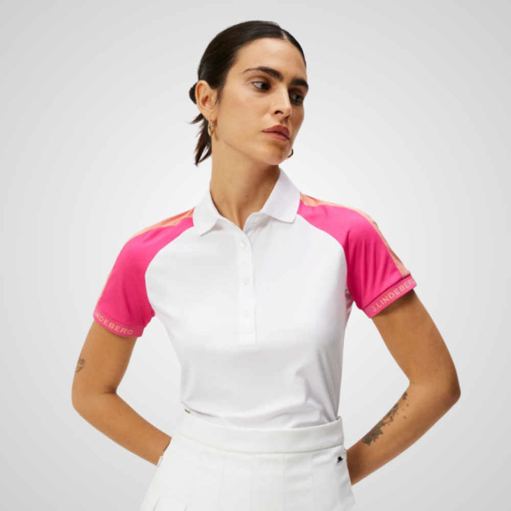 J.Lindeberg Ladies Perinne Golf Polo Shirt