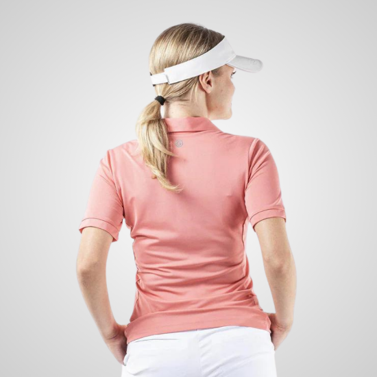 Galvin Green Ladies Melody V8 Golf Polo Shirt Coral Back